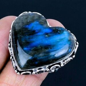 Labradorite Gemstone 925 Sterling Silver Handmade Ring